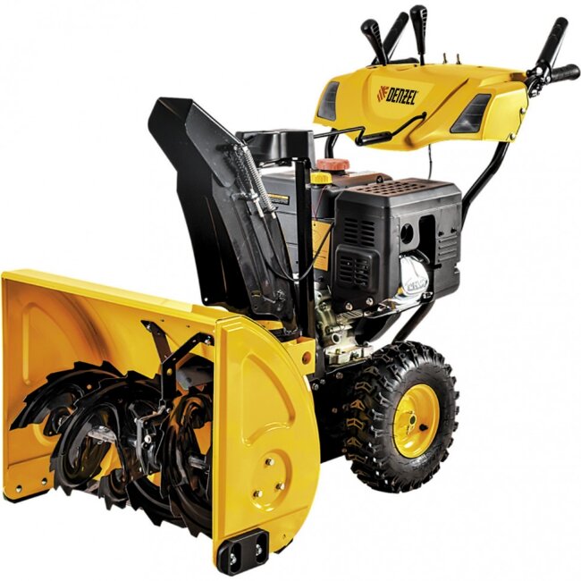Бензиновая снегоуборочная машина SB 1100 E, 11 л.с, Loncin, с электростартером, фара, обогрев Denzel в Новосибирске