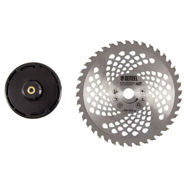 Триммер бензиновый DT 52, 52 см3, 3 л. с, неразъемная штанга, состоит из 2 частей Denzel в Новосибирске