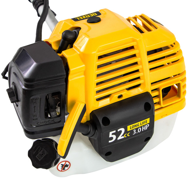 Триммер бензиновый DT 52, 52 см3, 3 л. с, неразъемная штанга, состоит из 2 частей Denzel в Новосибирске