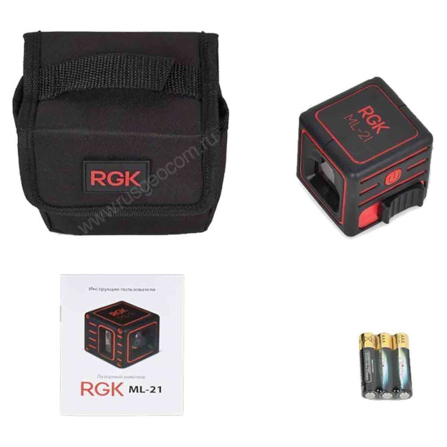 Лазерный уровень RGK ML-21 с калибровкой в Новосибирске