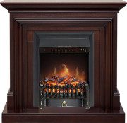 Каминокомплект Bradford - Темный дуб с очагом Fobos FX Black Каминокомплект Bradford - Темный дуб с очагом Fobos FX Black