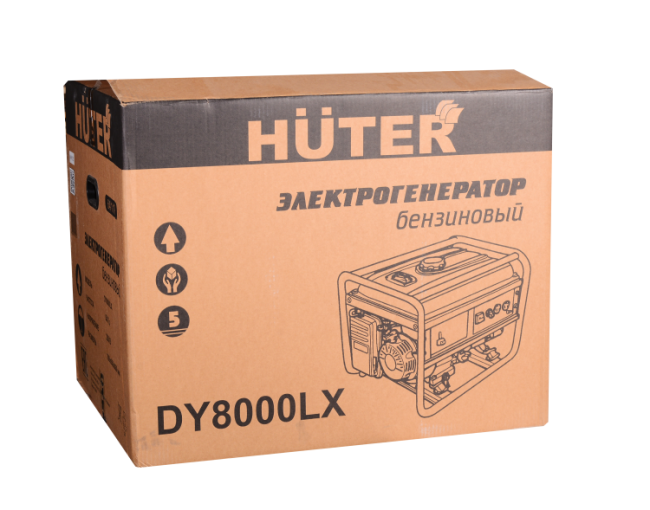 Портативный бензогенератор HUTER DY8000LX в Новосибирске