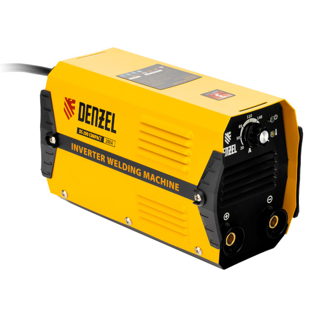 Аппарат инверторный дуговой сварки DS-200 Compact, 200 А, ПВ 70%, диаметр электрода 1.6-5 мм Denzel в Новосибирске