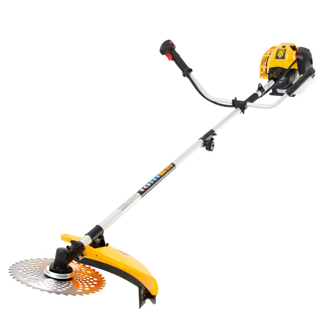 Триммер бензиновый DT 52S, 52 см3, 3 л. с, разъемная штанга, состоит из 2 частей Denzel в Новосибирске