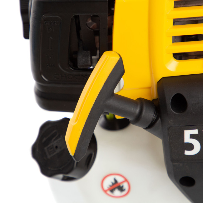 Триммер бензиновый DT 52S, 52 см3, 3 л. с, разъемная штанга, состоит из 2 частей Denzel в Новосибирске