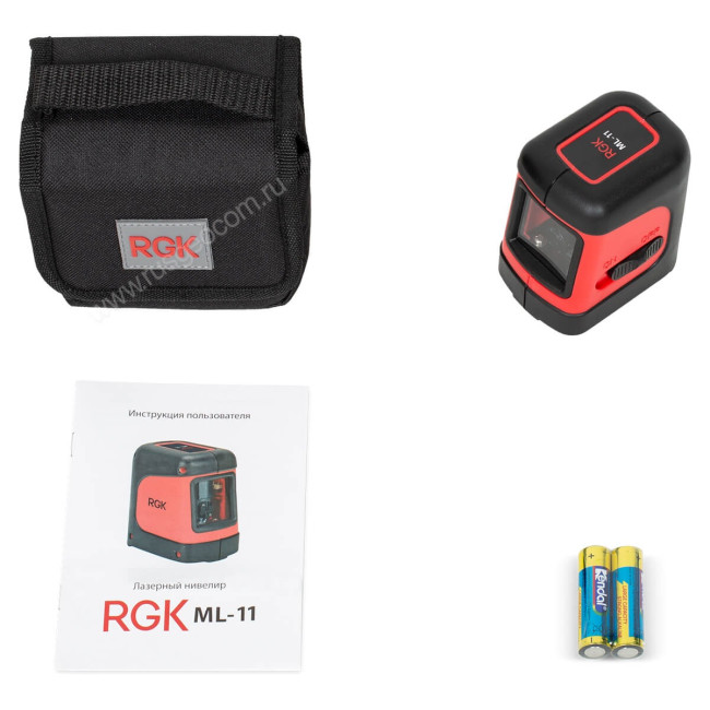 Лазерный уровень RGK ML-11 с калибровкой в Новосибирске