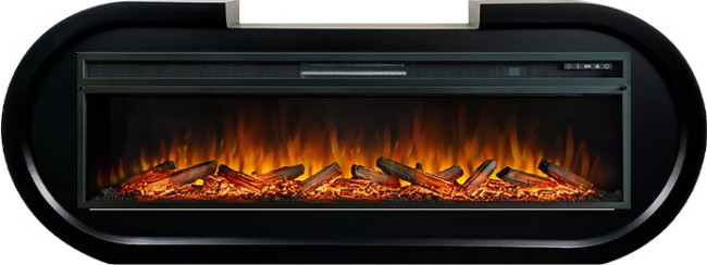 Каминокомплект Soho - Черный с очагом Vision 60 LOG LED в Новосибирске