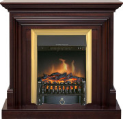 Каминокомплект Bradford - Темный дуб с очагом Fobos FX Brass Каминокомплект Bradford - Темный дуб с очагом Fobos FX Brass