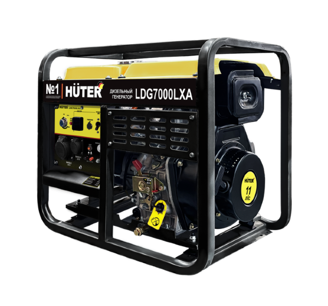 Электрогенератор дизельный LDG 7000LXА Huter в Новосибирске