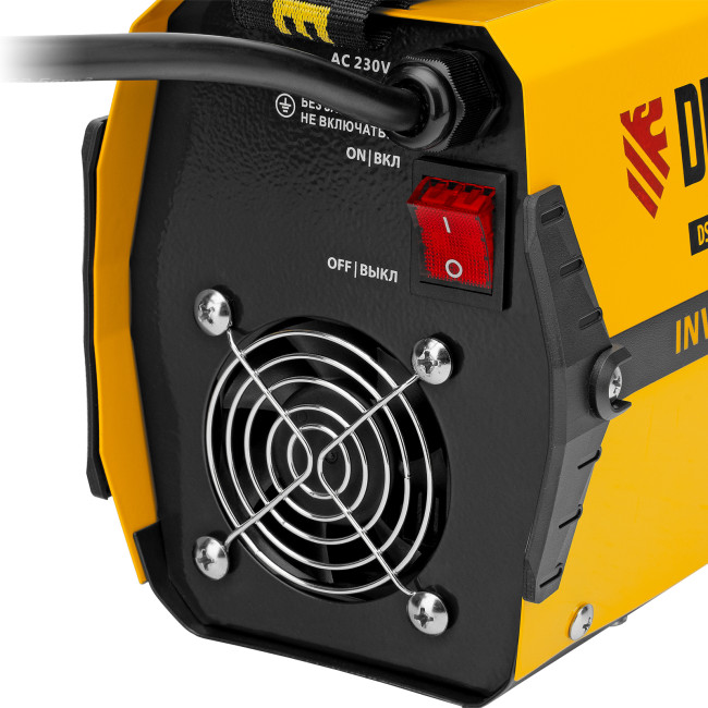 Аппарат инверторный дуговой сварки DS-230 Compact, 230 А, ПВ 70%, диаметр электрода 1.6-5 мм Denzel в Новосибирске