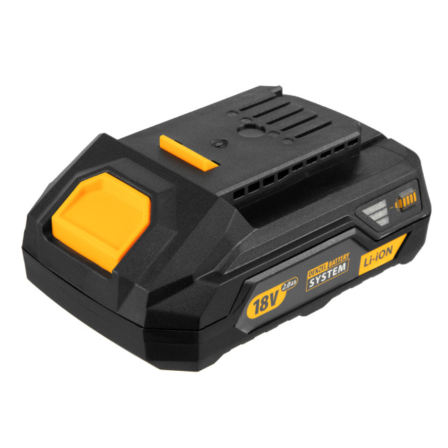 Дрель-шуруповерт аккумуляторная CDL-18-02BM, Li-Ion, 18 В, 2 аккумулятор Denzel в Новосибирске