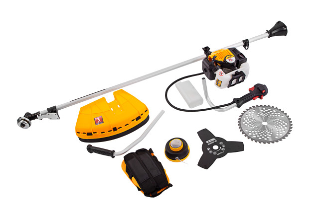 Триммер бензиновый DGT 250, 25 см3, 1.3 л. с, неразъемная штанга, состоит из 2 частей Denzel в Новосибирске