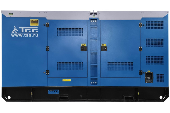 Дизельный генератор ТСС АД-200С-Т400  в шумозащитном кожухе с АВР в Новосибирске