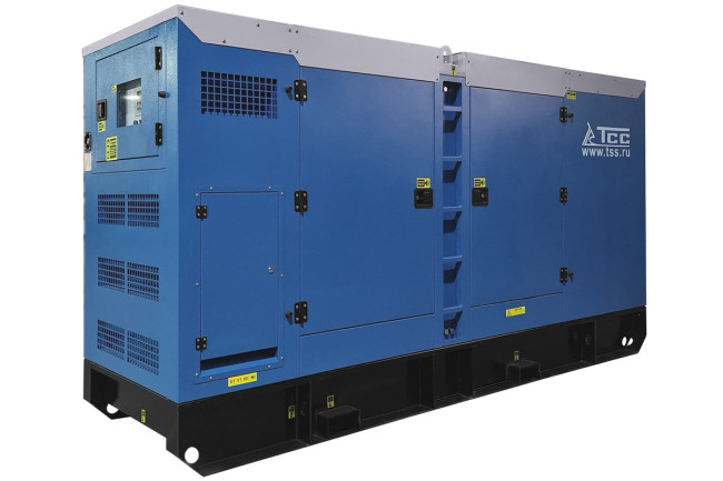 Дизельный генератор ТСС АД-200С-Т400  в шумозащитном кожухе с АВР в Новосибирске
