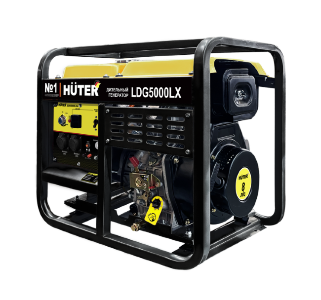 Электрогенератор дизельный LDG 5000LX Huter в Новосибирске