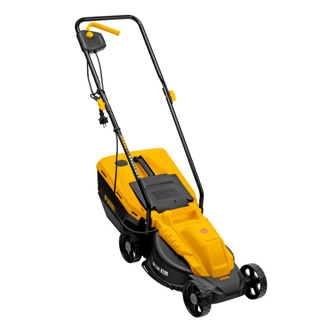 Газонокосилка электрическая GM-1100, 1100 Вт, шир. 32 см, 3 уров., травосб. 30 л Denzel в Новосибирске