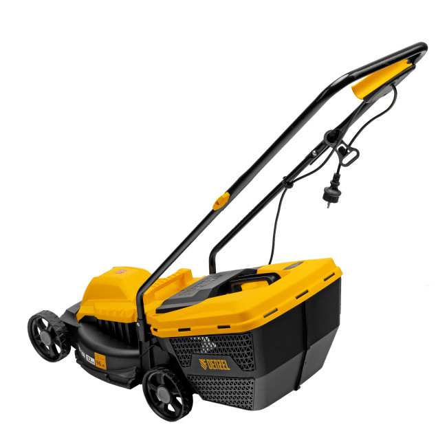 Газонокосилка электрическая GM-1100, 1100 Вт, шир. 32 см, 3 уров., травосб. 30 л Denzel в Новосибирске
