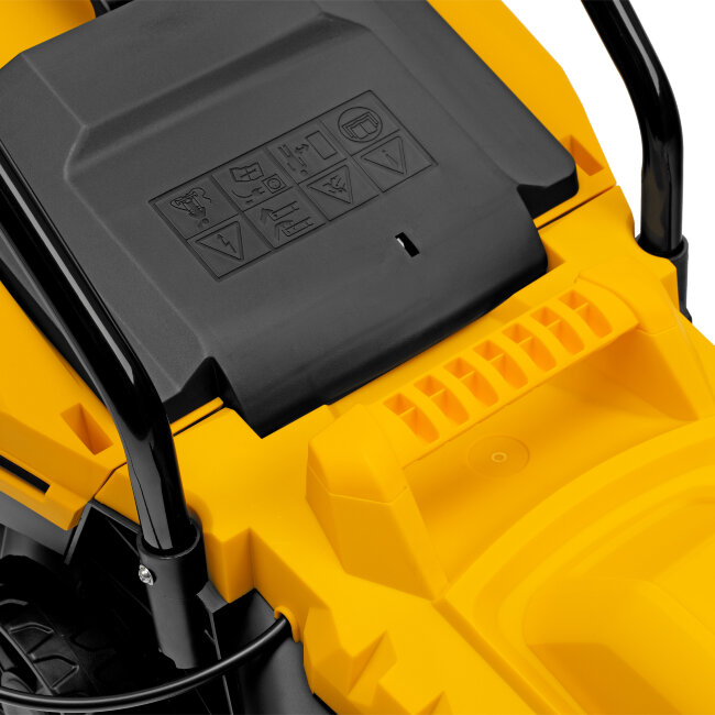 Газонокосилка электрическая GM-1100, 1100 Вт, шир. 32 см, 3 уров., травосб. 30 л Denzel в Новосибирске