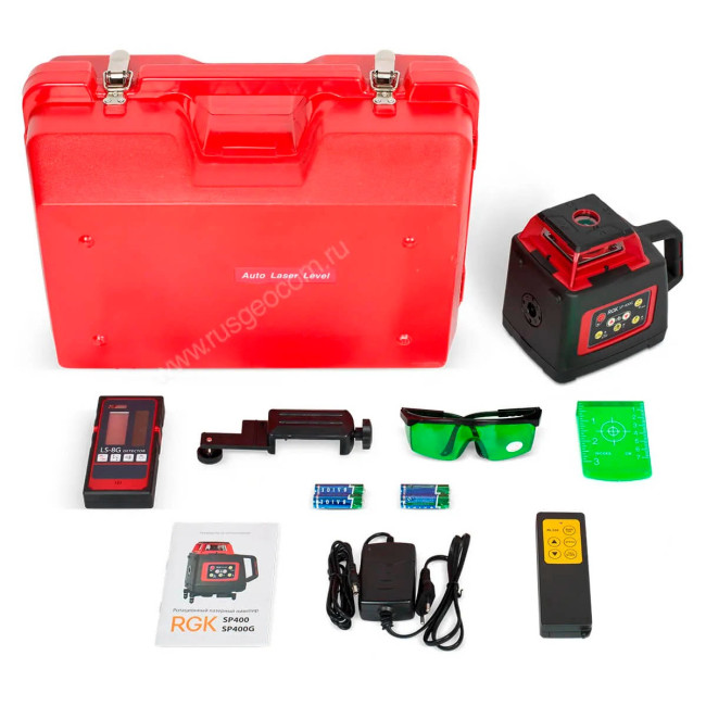 Ротационный нивелир RGK SP-400G с калибровкой в Новосибирске