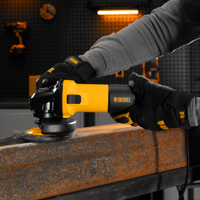 Машина шлифовальная угловая AGH125-900, 900 Вт, 125 мм, 11000 об/мин Denzel в Новосибирске