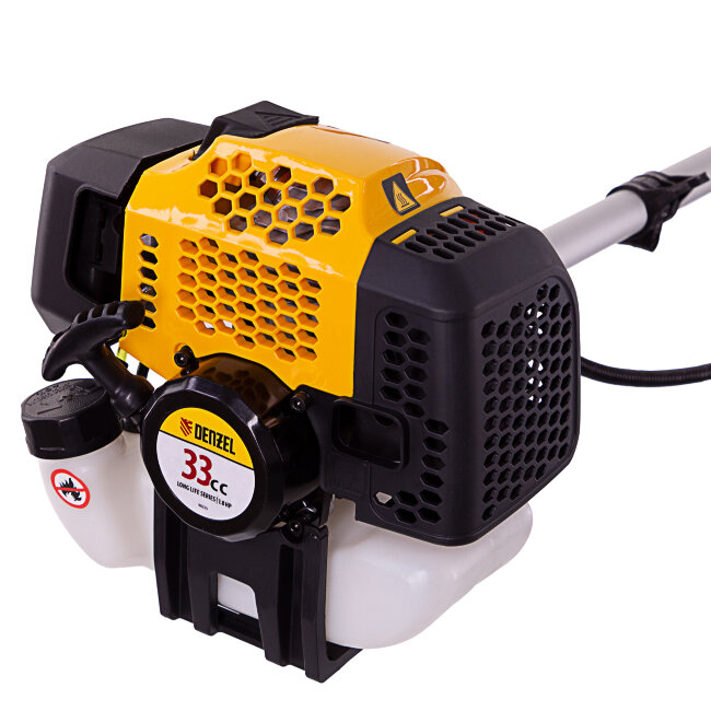 Триммер бензиновый DGT 330S, 33 см3, 1.8 л. с, разъемная штанга, состоит из 2 частей Denzel в Новосибирске