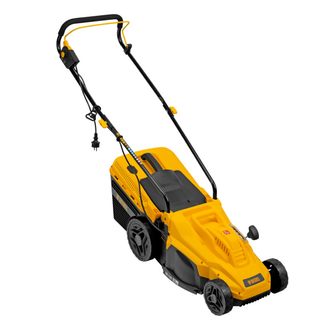 Газонокосилка электрическая GM-1300, 1300 Вт, шир. 32 см, 5 уров., травосб. 35 л Denzel в Новосибирске