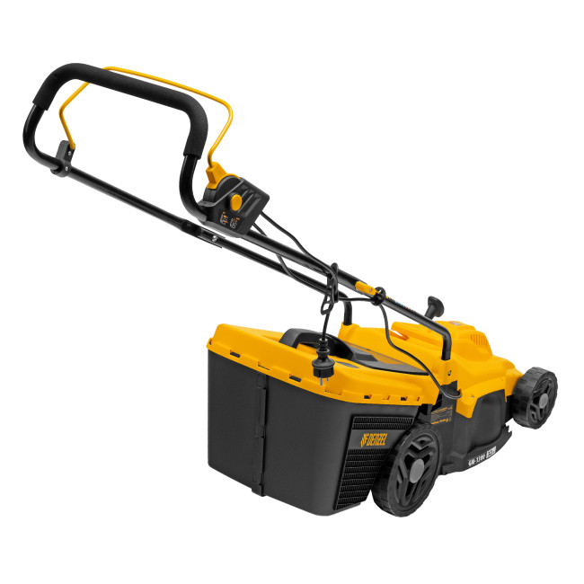 Газонокосилка электрическая GM-1300, 1300 Вт, шир. 32 см, 5 уров., травосб. 35 л Denzel в Новосибирске