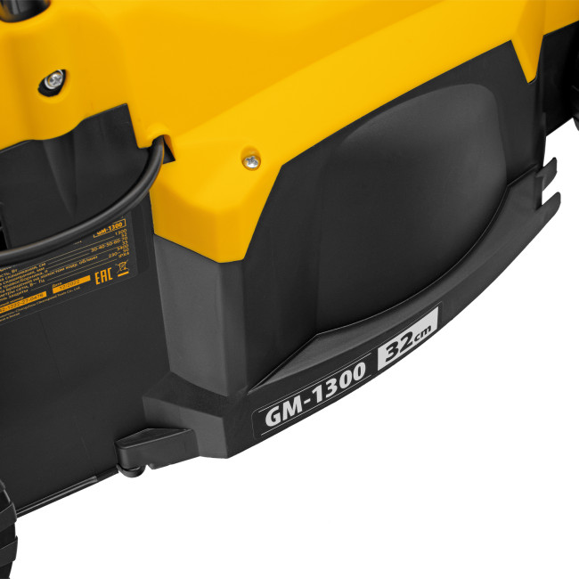 Газонокосилка электрическая GM-1300, 1300 Вт, шир. 32 см, 5 уров., травосб. 35 л Denzel в Новосибирске