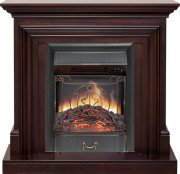 Каминокомплект Bradford - Темный дуб с очагом Majestic FX Black Каминокомплект Bradford - Темный дуб с очагом Majestic FX Black