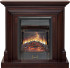 Каминокомплект Bradford - Темный дуб с очагом Majestic FX Black в Новосибирске