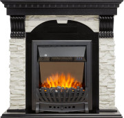 Каминокомплект Dublin - Венге / Сланец белый с очагом Aspen Black Каминокомплект Dublin - Венге / Сланец белый с очагом Aspen Black