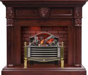 Каминокомплект Sheffield - Темная вишня с очагом Rothesay Каминокомплект Sheffield - Темная вишня с очагом Rothesay