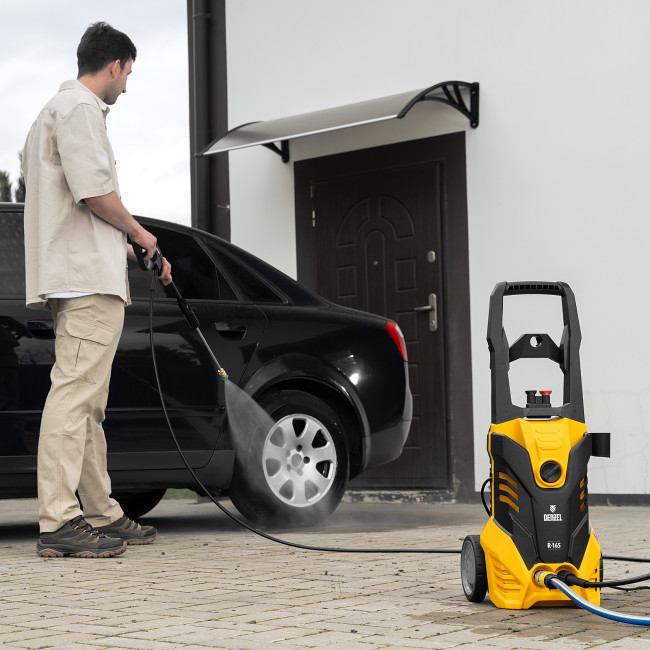 Моечная машина высокого давления R-165, 2200 Вт, 165 бар, 7 л/мин, колесная Denzel в Новосибирске