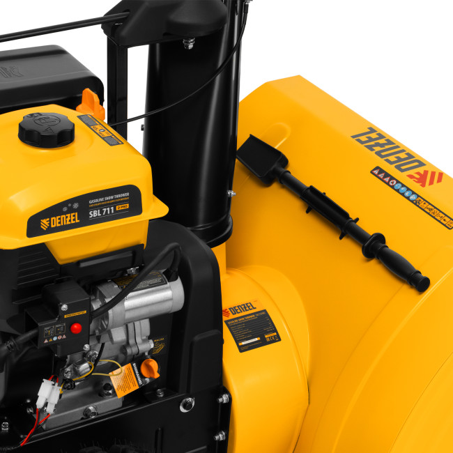 Бензиновая снегоуборочная машина SBL 711D PRO, 302cc, эл.старт, фара, обогрев, блок. дифф. Denzel в Новосибирске