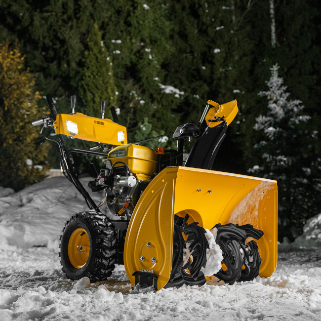 Бензиновая снегоуборочная машина SBL 711D PRO, 302cc, эл.старт, фара, обогрев, блок. дифф. Denzel в Новосибирске
