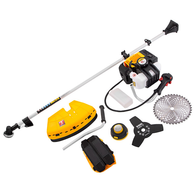 Триммер бензиновый DGT 430, 43 см3, 2.5 л. с, неразъемная штанга, состоит из 2 частей Denzel в Новосибирске