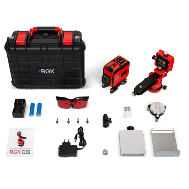 Лазерный уровень RGK PR-38R в Новосибирске Лазерный уровень RGK PR-38R в Новосибирске