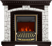 Каминокомплект Glasgow - Венге / Белый с очагом Aspen Gold Каминокомплект Glasgow - Венге / Белый с очагом Aspen Gold