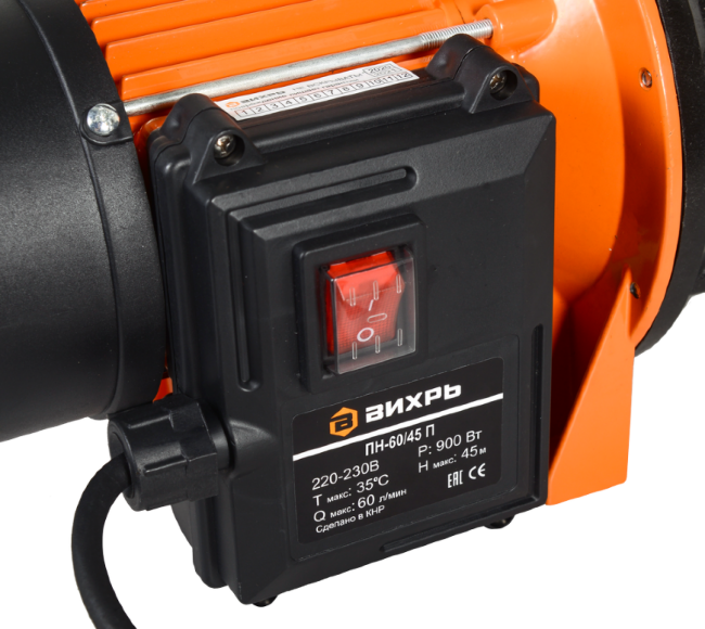 Поверхностный насос Вихрь ПН-60/45 П в Новосибирске