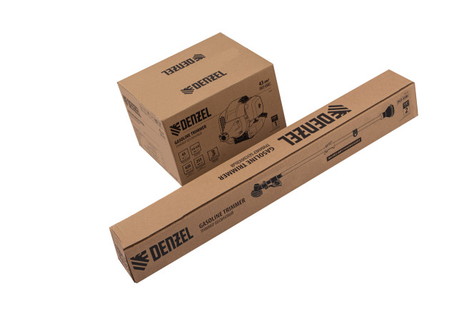 Триммер бензиновый DGT 430S, 43 см3, 2.5 л. с, разъемная штанга, состоит из 2 частей Denzel в Новосибирске