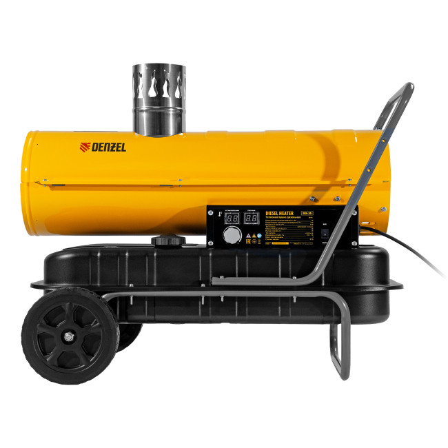 Дизельная тепловая пушка NHG-20i, 20 кВт, 600 м3/ч, непрямой нагрев, цифровой термостат Denzel в Новосибирске