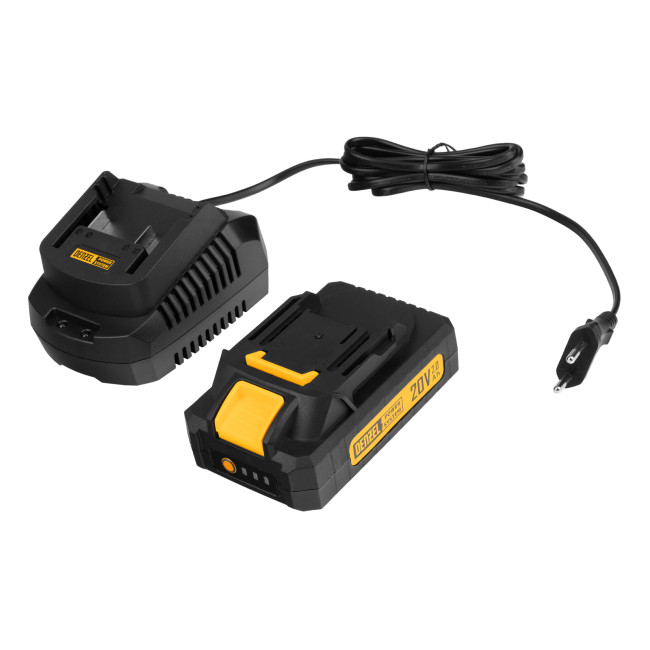 Портативная аккумуляторная газонокосилка CLM-22, Li-ion, 20В, 220 мм // Denzel в Новосибирске