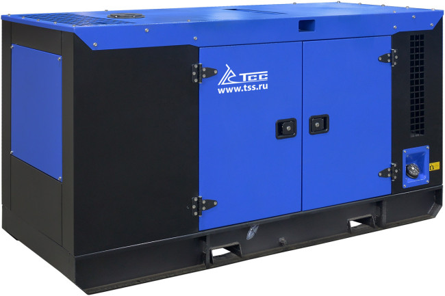 Дизельный генератор ТСС АД-24С-Т400 в шумозащитном кожухе с АВР в Новосибирске