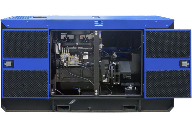 Дизельный генератор ТСС АД-24С-Т400 в шумозащитном кожухе с АВР в Новосибирске