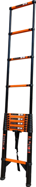 Лестница телескопическая 6,3 м ТАЛМЕТ/TALMET TM-1063С (углеродистая сталь) в Новосибирске