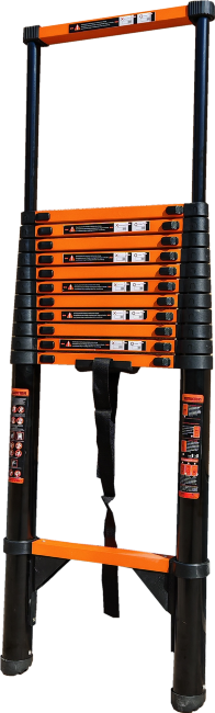 Лестница телескопическая 6,3 м ТАЛМЕТ/TALMET TM-1063С (углеродистая сталь) в Новосибирске