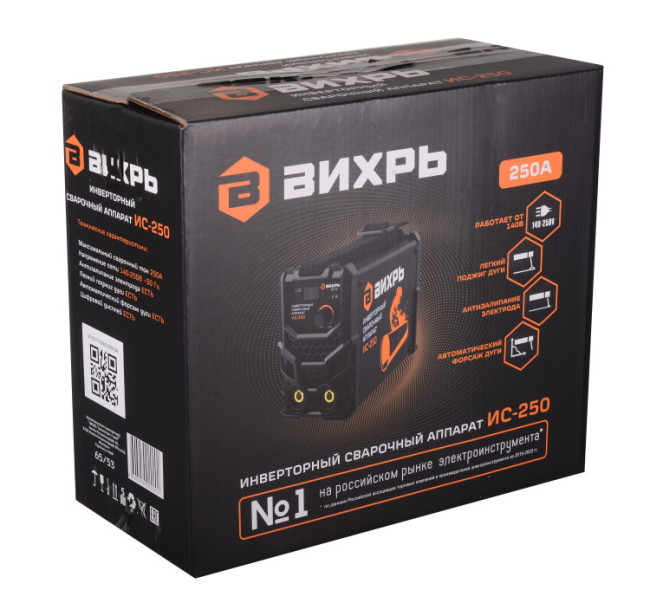 Сварочный аппарат инверторный Вихрь ИС-250 в Новосибирске