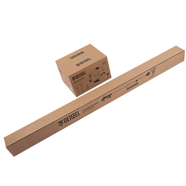 Триммер бензиновый DGT 520, 52 см3, 3 л. с, неразъемная штанга, состоит из 2 частей Denzel в Новосибирске