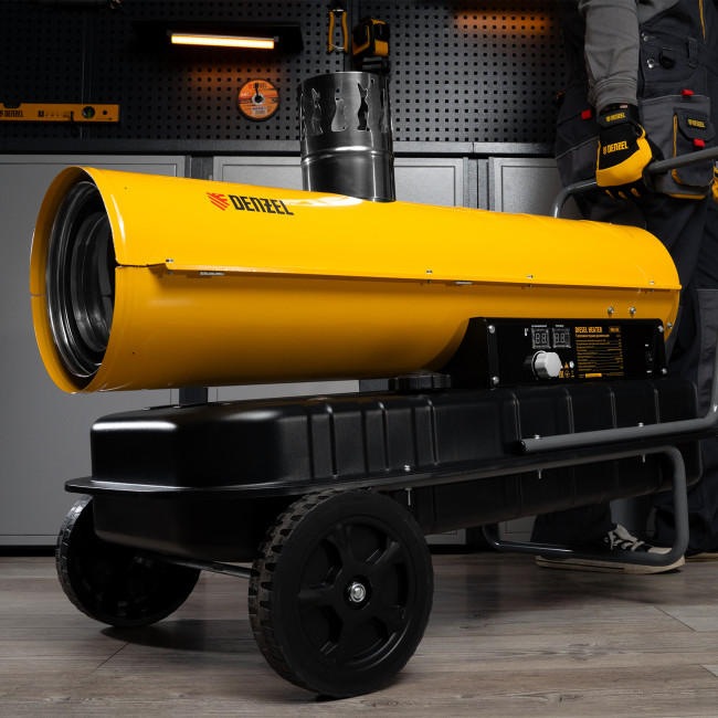 Дизельная тепловая пушка NHG-30i, 30 кВт, 750 м3/ч, непрямой нагрев, цифровой термостат Denzel в Новосибирске