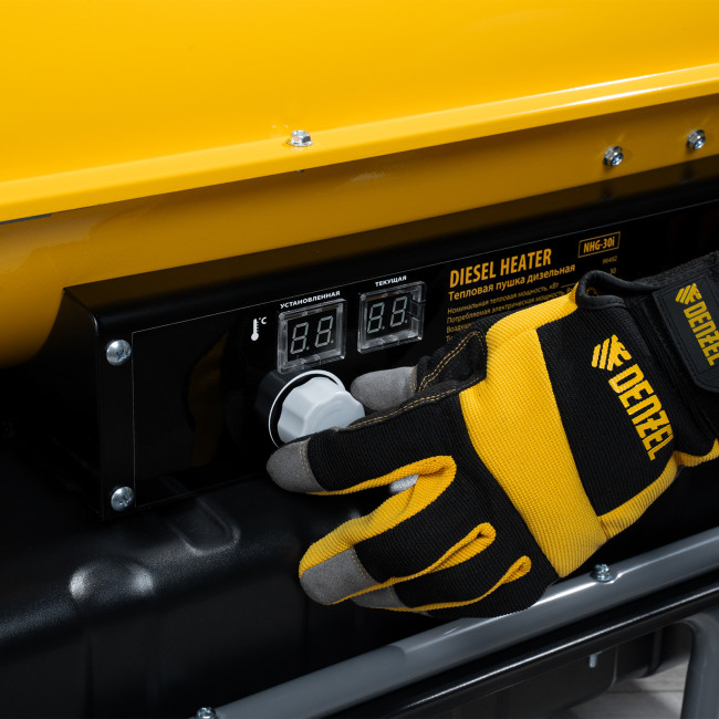 Дизельная тепловая пушка NHG-30i, 30 кВт, 750 м3/ч, непрямой нагрев, цифровой термостат Denzel в Новосибирске